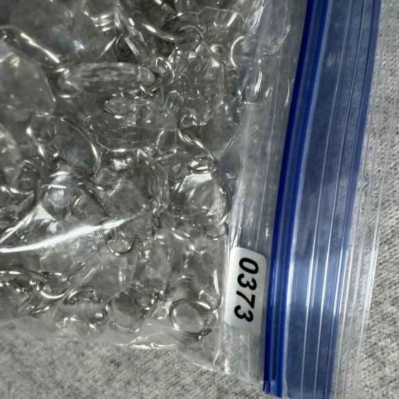 Fashion Nova Kylie Jeweled Mesh Tank Womens Medium Crystal Acrylic Clubwear Top - Picture 10 of 11